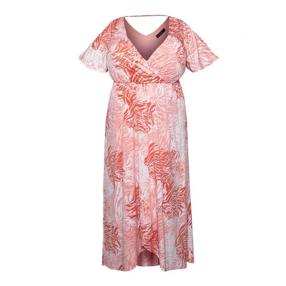 RACHEL RACHEL ROY Womens Flutter Sleeve Maxi Wear To Work Empire Waist Dress - Picture 1 of 1